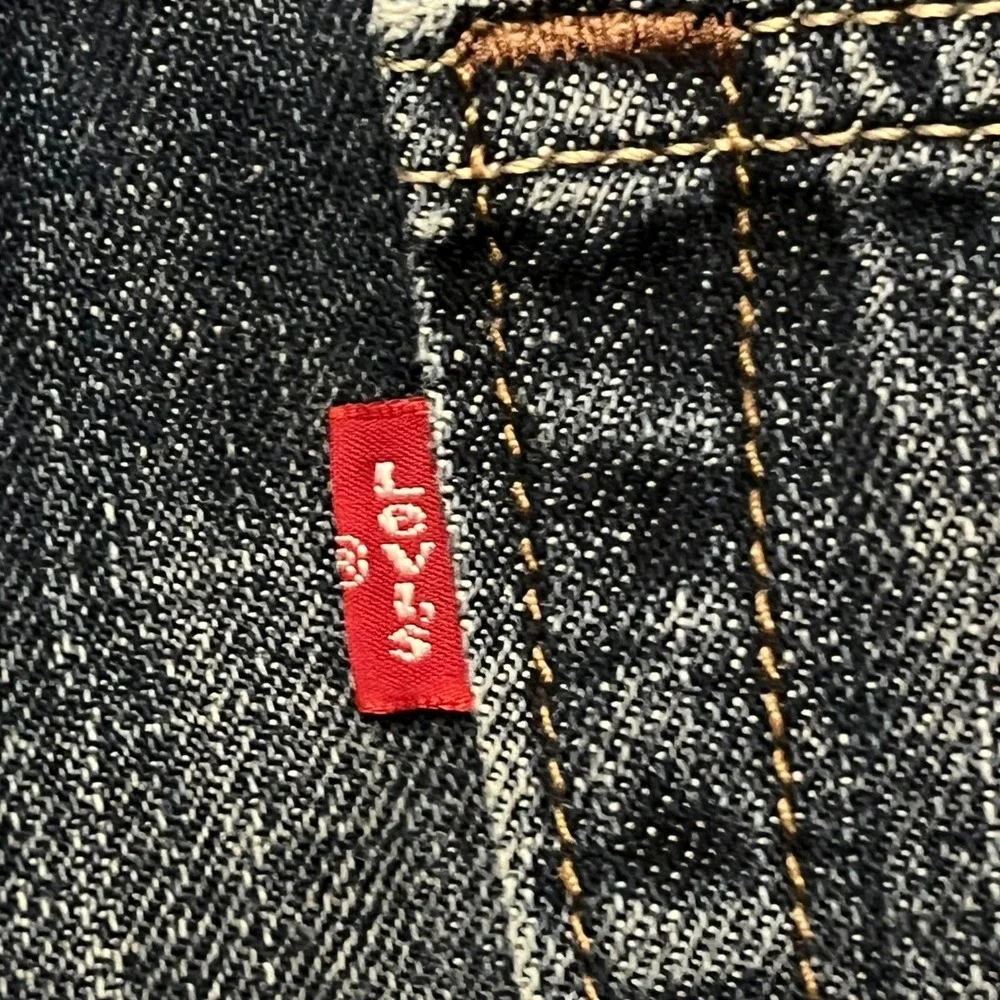 VTG Levi's 527 Low Boot Cut Jeans Mens 31x30 Y2K Dark Wash Mint 30x29